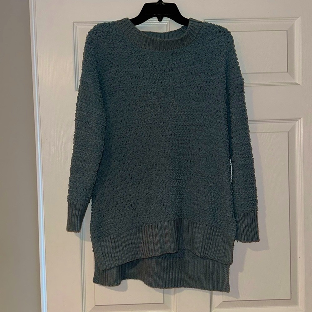 Women’s Blue Popcorn Sweater